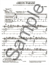Circus Parade - Pierre-Max Dubois - Partition - Saxophone