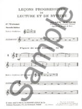 Lecons Progr.lecture Et Rythme - A. Weber - Partition