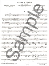 20 Etudes - Jacques Delécluse - Partition - Timbales