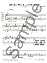 Etudes Pour Agresseurs Volume 1 - Alain Louvier - Partition - Piano