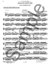 Sonate D' Etude - Pierre-Max Dubois - Partition - Saxophone