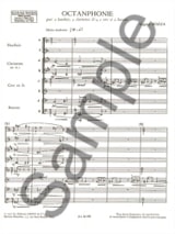 Octanphonie - Octuor A Vents - Eugène Bozza - Partition - Grand format