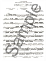 17 Etudes - François Dupin - Partition - Xylophone