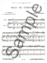 Solo de Concours - Crocé-Spinelli - Partition - Trombone
