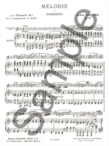 Melodie et Scherzetto op. 68 - Arthur Coquard - Partition - Clarinette