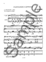Fantaisie-Caprice op. 118 - Charles Edouard Lefebvre - Partition