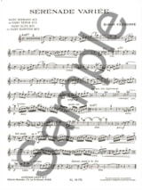 Sérénade Variée - Robert Clérisse - Partition - Saxophone