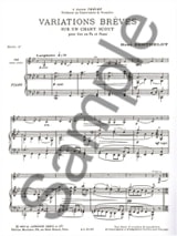 Variations brèves sur un chant scout - René Berthelot - Partition