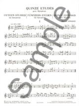 15 Etudes - Marcel Jorand - Partition - Xylophone