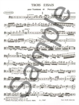 3 Essais - Eugène Bozza - Partition - Trombone