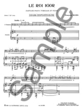 Le Roi Igor - François Dupin - Partition - Timbales
