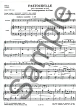 Pastourelle - Pierre Degenne - Partition - Clarinette