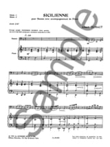 Sicilienne - Albert Duhaut - Partition - Basson