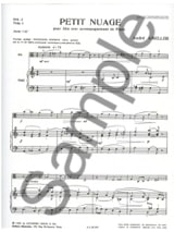 Petit nuage - André Ameller - Partition - Alto