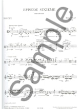 Episode Sixième - Betsy Jolas - Partition - Alto