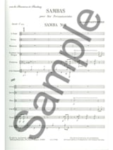 Sambas N° 8 - CHARPENTIER - Partition - Ensemble de percussions