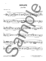 Sonate - Flûte seule - Edison Denisov - Partition - Flûte traversière