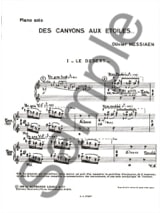 Des Canyons aux Etoiles - MESSIAEN - Partition - Piano