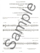 19 Etudes Musicales de Vibraphone Volume 5 - Emmanuel Séjourné