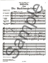 Sonata From Die Bänkelsängerlieder - Partition - Ensemble de cuivres