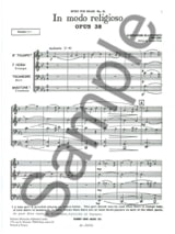 In Modo Religioso - Opus 38 - GLAZOUNOV - Partition