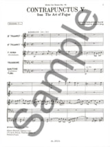 Art Of Fugue/contrapunctus 5 - Bach J.s./King - Partition