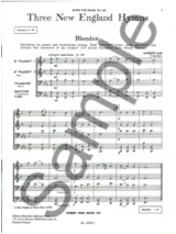 3 New England Hymns - Partition - Ensemble de cuivres