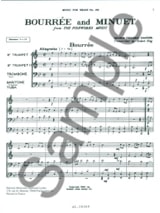 Bourée And Minuet From The Fireworks Music - HAENDEL - Partition