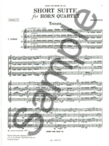 Short Suite - Verne Reynolds - Partition - Cor