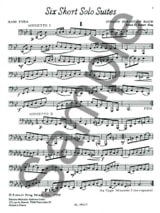 6 Short solo suites - BACH - Partition - Tuba