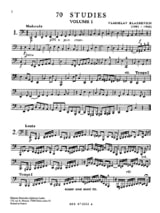 70 Etudes Volume 1 - Vladislav Blazhevich - Partition - Tuba