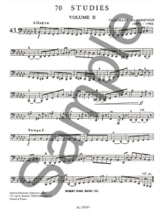 70 Etudes Volume 2 - Vladislav Blazhevich - Partition - Tuba