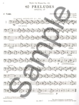 40 Preludes Opus 27 - Jacques-François Gallay - Partition - Tuba