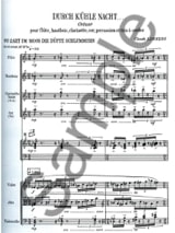 Durch Kühle Nacht - Octuor - Conducteur - Claude Lenners - Partition