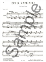 Pour Raphaele - Serge Lancen - Partition - Harpe