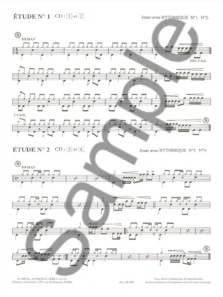 Drums Tempo - Guy Lefèvre - Partition - Batterie