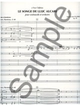 Le songe De Lluc Alcari - Jean-Louis Florentz - Partition