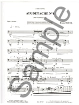 Air Détaché N° 1 - Bruno Ducol - Partition - Trombone
