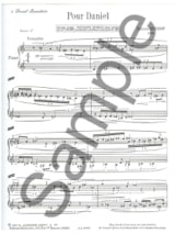 Pour Daniel - Edison Denisov - Partition - Piano