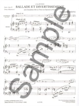Ballade et Divertissement - Armando Ghidoni - Partition - Saxophone