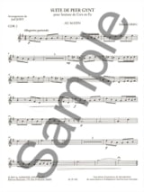 Suite de Peer Gynt - GRIEG - Partition - Cor