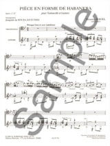 Pièce en Forme de Habanera - RAVEL - Partition - Duos