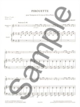 Pirouette - Pierre Bigot - Partition - Trompette