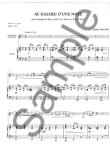 Au Hasard D'une Note - Jérôme Naulais - Partition - Saxophone