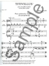 Titivillus - Betsy Jolas - Partition - Trios