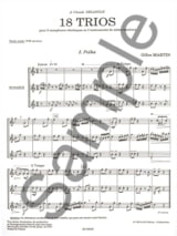 18 Trios Pour Instruments Identiques - Martin Gilles - Partition