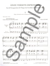 11 Versets Improvisés - DUPRÉ - Partition - Orgue