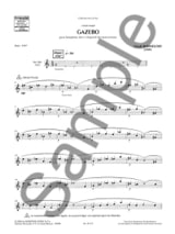Gazébo - Claude Barthélémy - Partition - Saxophone