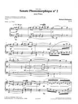 Sonate Phonomorphique 2 Op. 40 - Richard Dubugnon - Partition - Piano