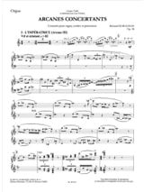 Arcanes Concertants Opus 38. Partie soliste - Richard Dubugnon